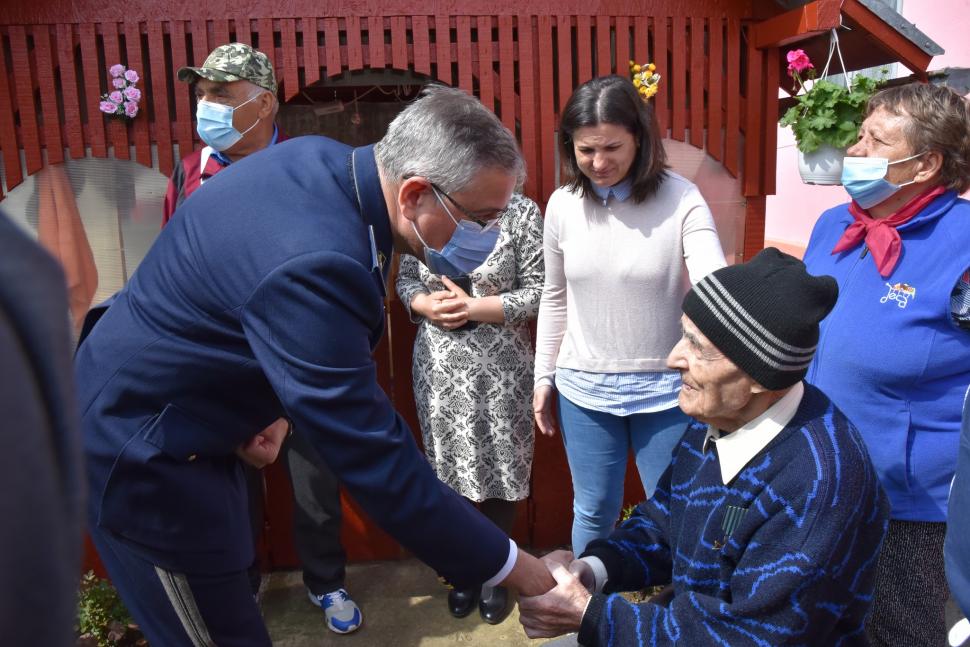 Constantin Sandu, veteran de război, a împlinit 100 de ani: "Peste tot m-a ajutat Dumnezeu" 763360