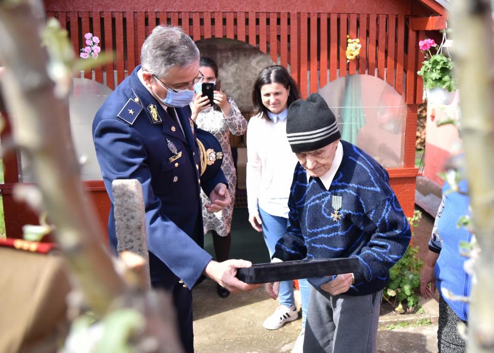 Constantin Sandu, veteran de război, a împlinit 100 de ani: "Peste tot m-a ajutat Dumnezeu" 763362