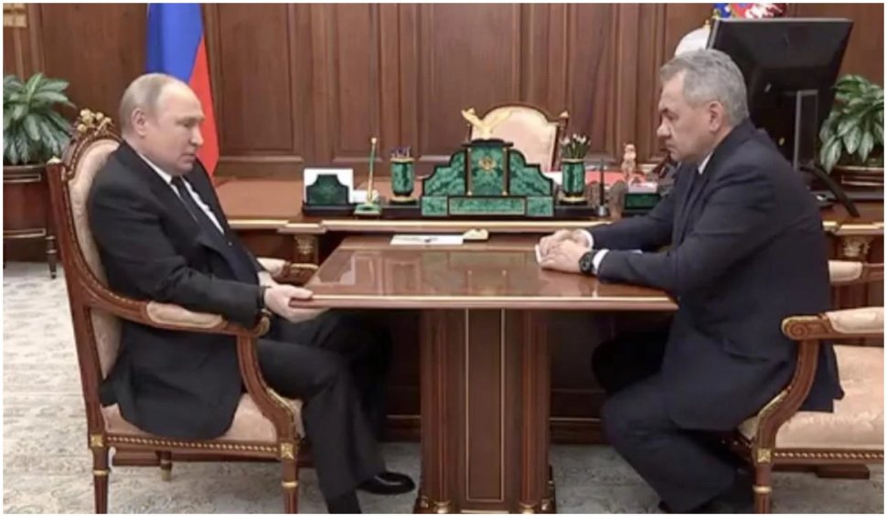 Sănătatea lui Putin pusă sub semnul întrebării după întâlnirea cu Șoigu