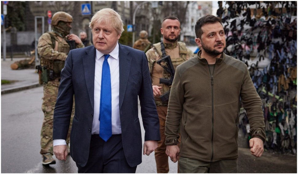 Soldații ucraineni se antrenează în Marea Britanie | Boris Johnson își intensifică sprijinul pentru țară
