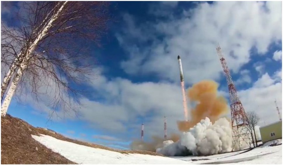 Rusia va desfășura primele rachete Sarmat cu capacitate nucleară