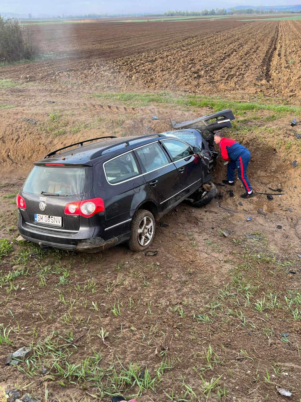 Accident mortal în Maramureș! Un bărbat a murit, iar un polițist de 23 de ani a ajuns in stare gravă la spital 764002