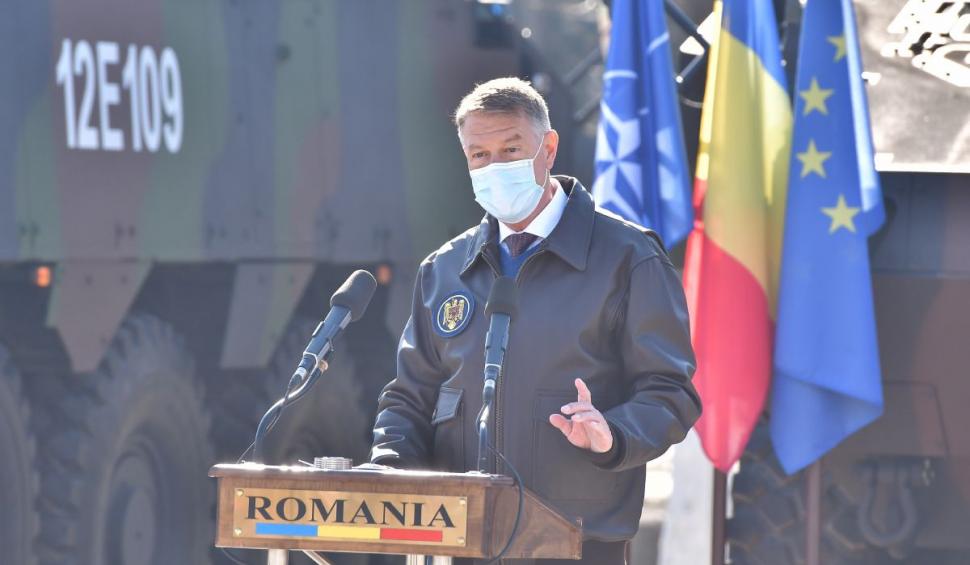România va cheltui 2,5% din PIB pentru Armată. Anunţul preşedintelui Klaus Iohannis