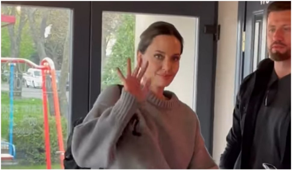 Angelina Jolie, ambasador ONU, a ajuns în Ucraina