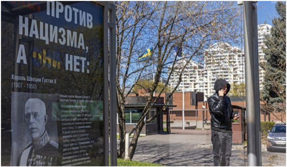 La Moscova apar afișe care acuză suedezi celebri că sprijină nazismul. Rușii spun că sunt ”oportune în lumina evenimentelor recente”