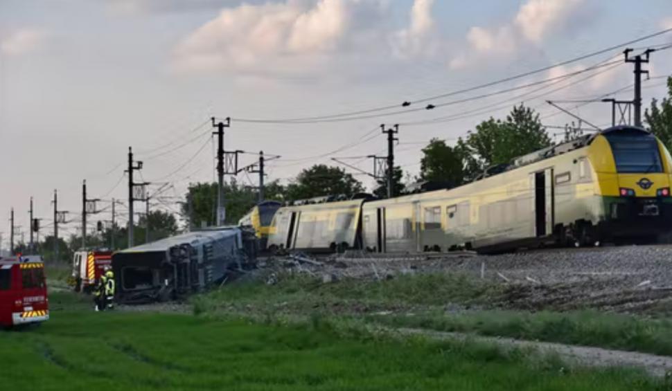 Accident cumplit lângă Viena. Un tren a deraiat, o persoană a murit, 3 sunt rănite grav 766768