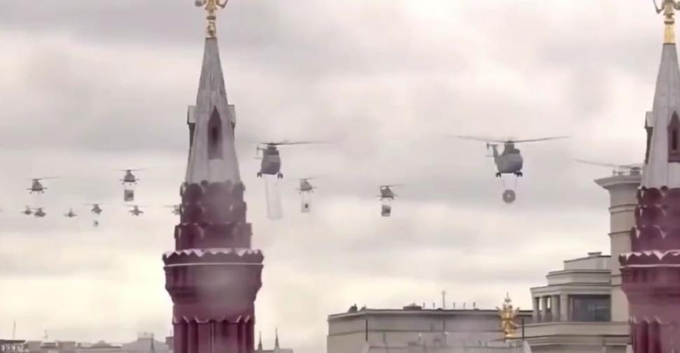 Cum s-a văzut parada Rusiei de Ziua Victoriei pe rețelele sociale | Elicoptere cu frigidere și Vladimir Putin la apă 766717