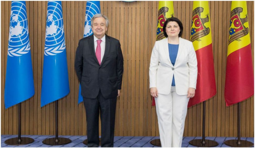 Secretarul general al ONU, António Guterres, în vizită în Republica Moldova: ”Sunt profund îngrijorat de continuarea și posibila răspândire a războiului”