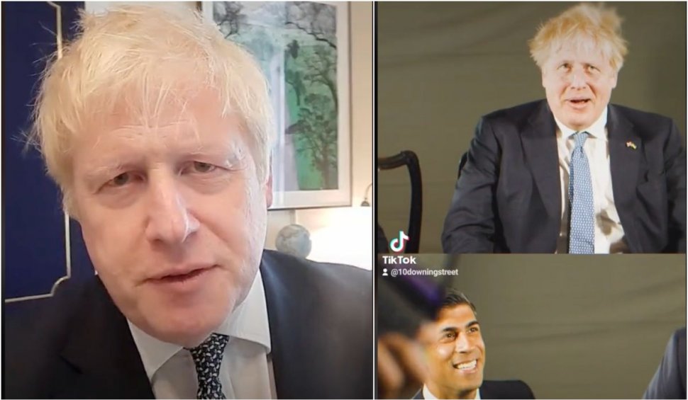 Boris Johnson și-a făcut TikTok. Cum îl ironizează internauții