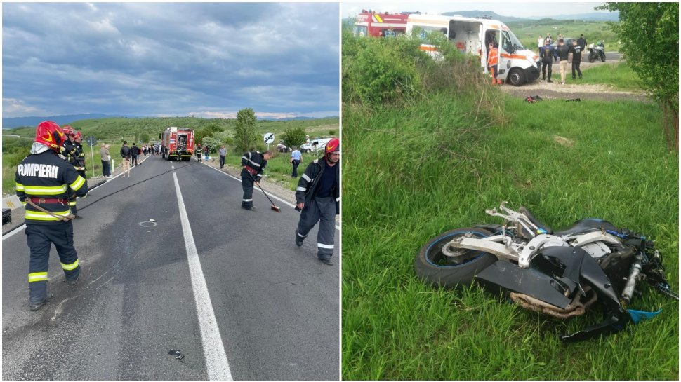 Un motociclist de 32 de ani a murit după ce s-a izbit frontal cu o maşină, în municipiul Hunedoara