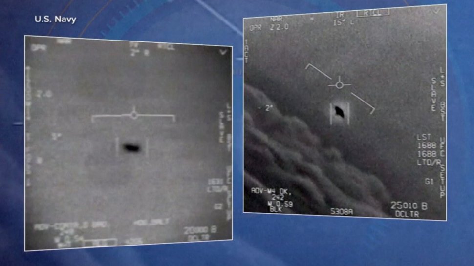 Pentagonul a prezentat imagini cu obiecte zburătoare neidentificate | Au fost documentate 144 de apariții