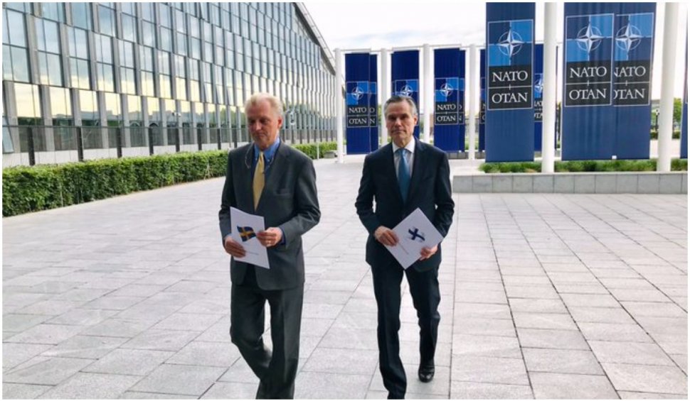 Suedia și Finlanda au depus cererile de aderare la NATO