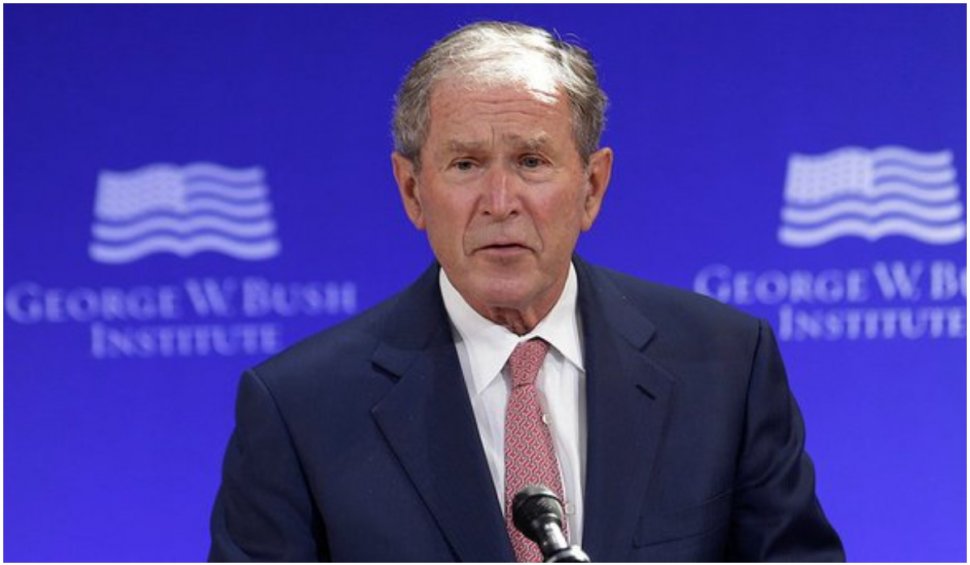 Fostul președinte al SUA George W. Bush a încurcat Ucraina cu Irak, numind ”nejustificată” invazia țării arabe. Clipul a devenit viral