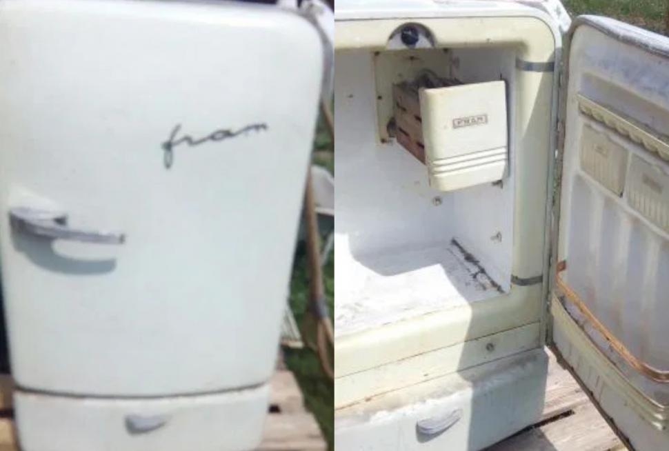 Suma uriașă cerută de un român pentru un frigider Fram din 1960 pe un site de anunțuri 768843