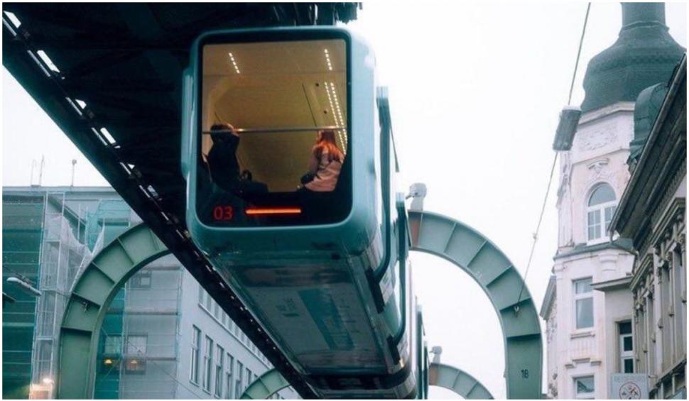 Cum arată trenurile zburătoare desprinse parcă din filme SF 769091