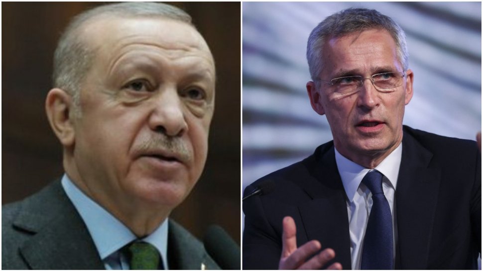 Erdogan şi Stoltenberg negociază astăzi intrarea în NATO a Finlandei şi Suediei