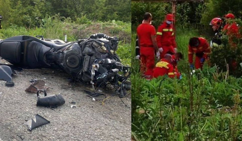 Motociclist readus la viaţă după zeci de minute de resuscitare. A intrat în plin într-un autoturism, în Bistrița-Năsăud