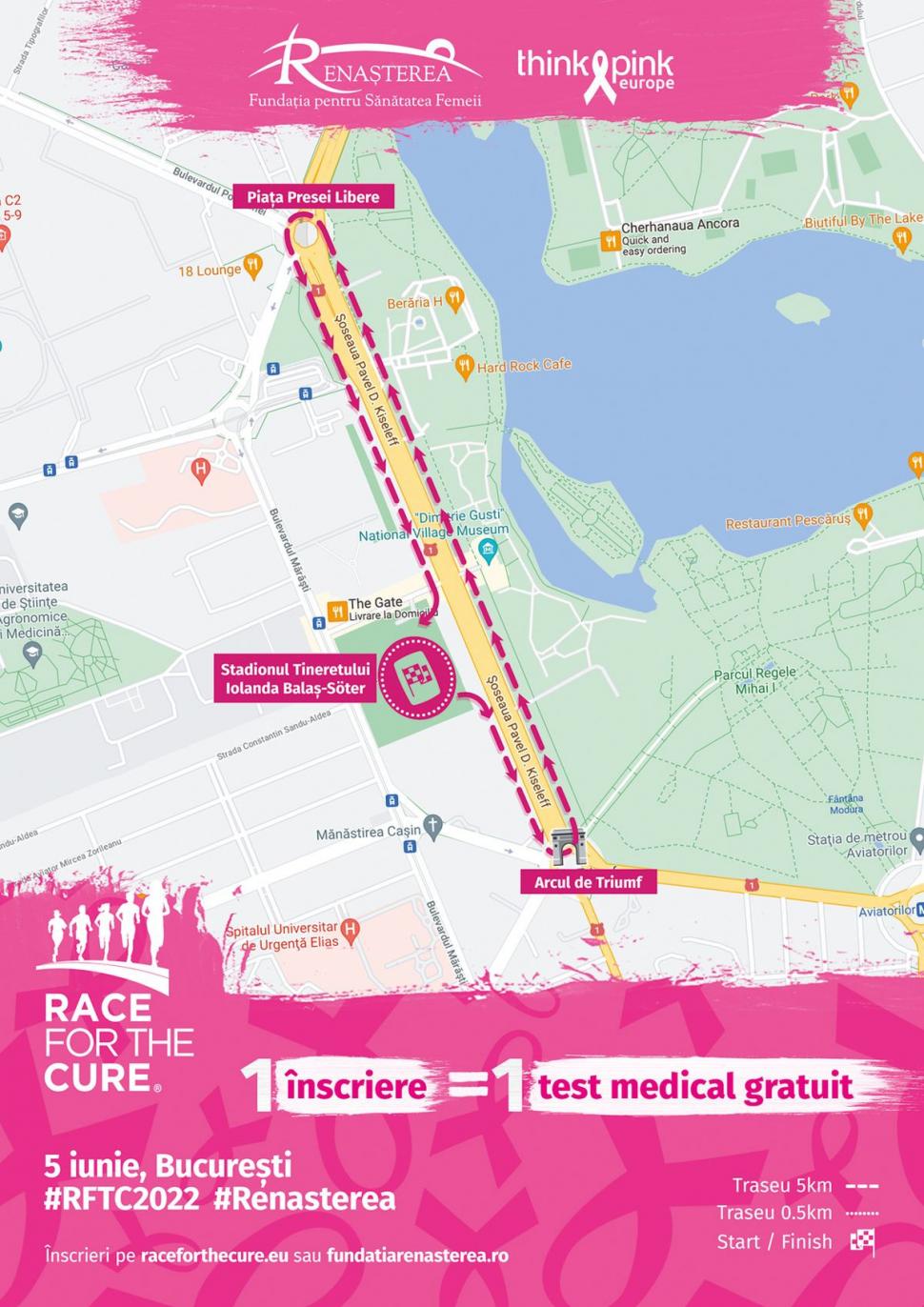 Fundația Renașterea a dat START înscrierilor la cursa caritabilă - Race for the Cure Romania - ediția a 8-a, din 5 iunie 769430
