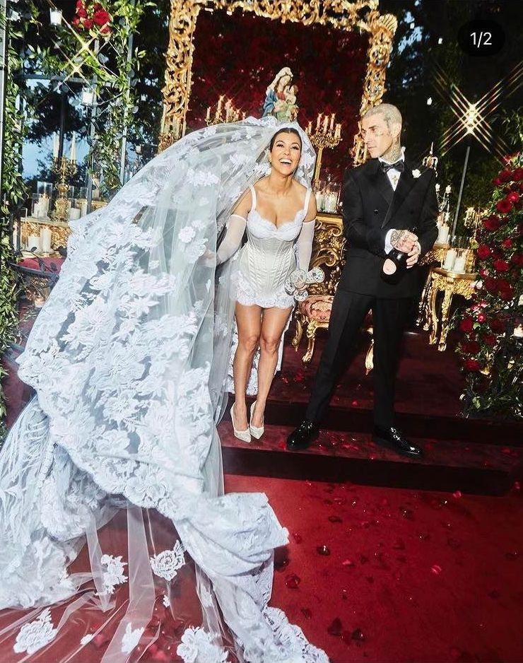 Kourtney Kardashian, nuntă fastuoasă într-o stațiune de lux din Italia 769449