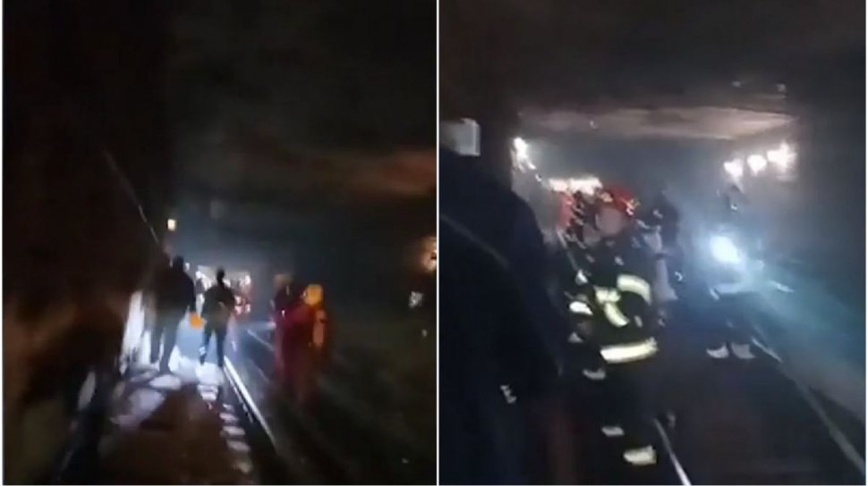 Primele imagini de la evacuarea călătorilor din metrou: ”Ne-a fost frică să nu murim asfixiați!”