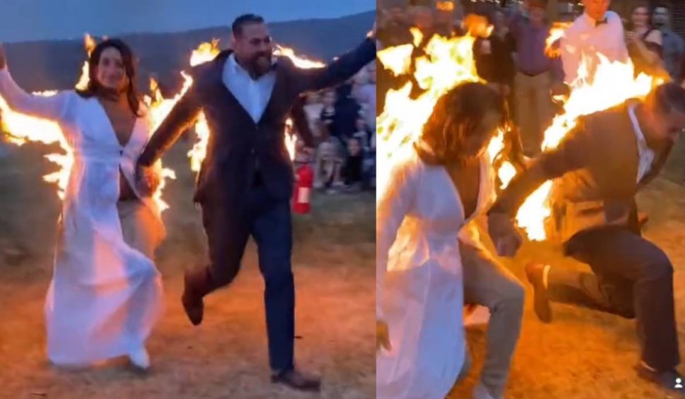 Doi miri și-au dat foc intenționat la nuntă, în SUA. Pasiunea care i-a adus pe cei doi împreună