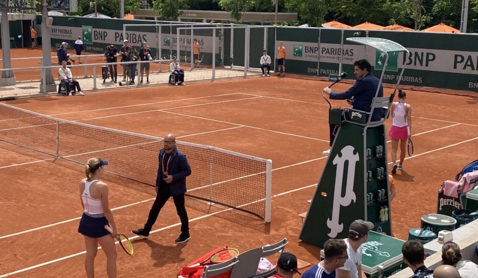 Irina Begu a lovit un spectator cu racheta, la Roland Garros. Ce sancțiune a primit românca | Adversara ei a protestat