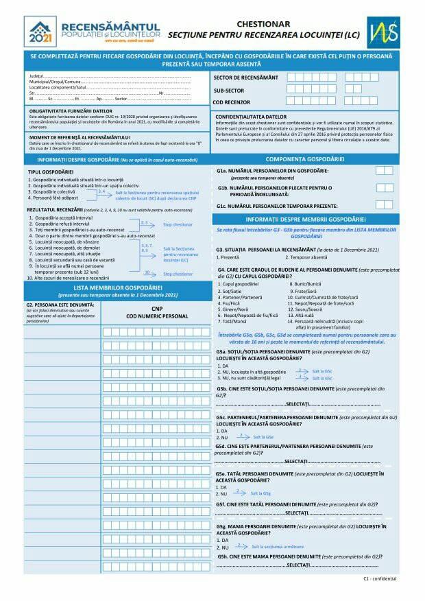 27 mai 2022, ultima zi de autorecenzare | Cum se completează formularul, pas cu pas. Ce amenzi riscă cei care refuză să ofere date 770417