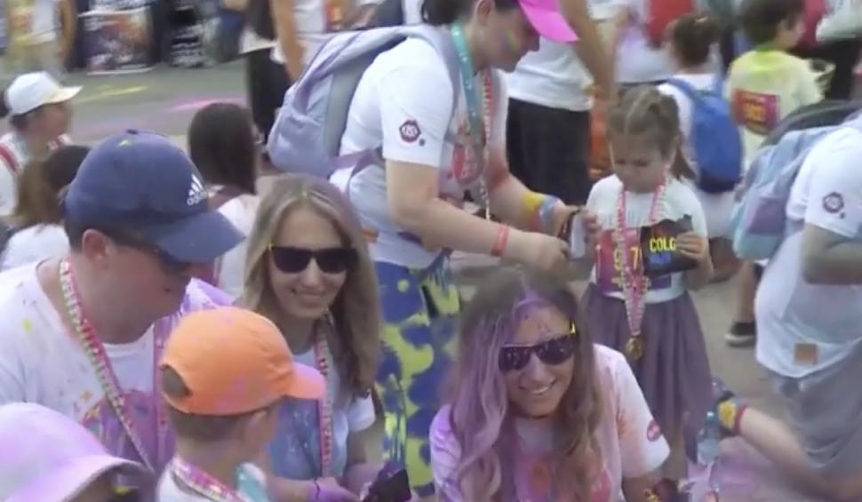 The Color Run 2022. Imagini de la alergarea plină de culoare, din centrul Capitalei