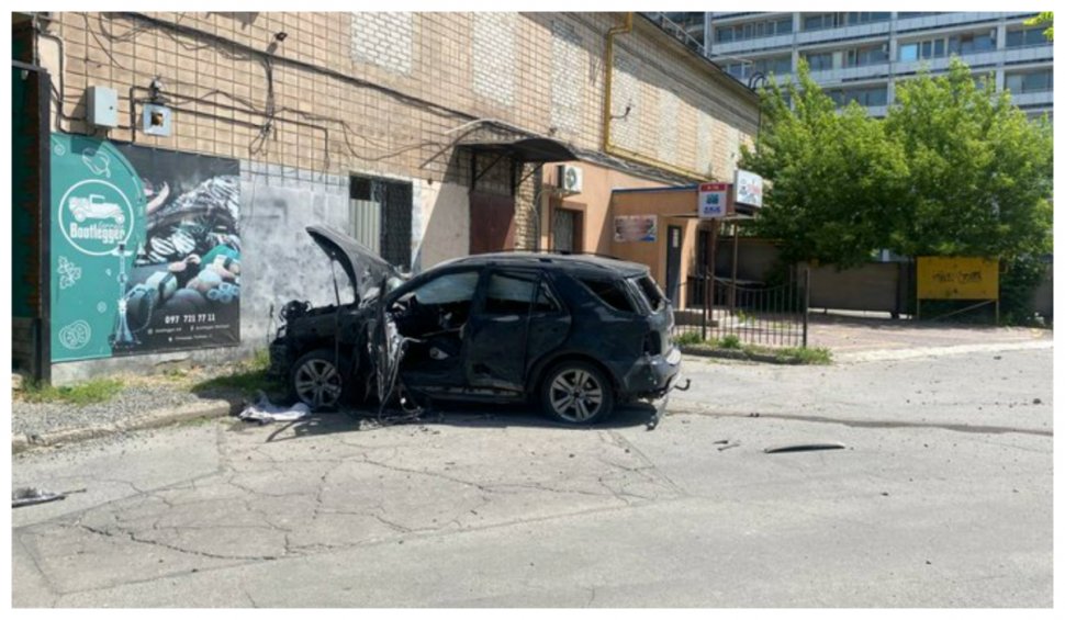 O mașină capcană a explodat în oraşul Melitopol, ocupat de forţele ruse, în sudul Ucrainei