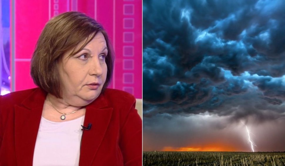 Elena Mateescu, director ANM, avertisment de vreme severă: "Averse torenţiale, vijelii şi descărcări electrice"