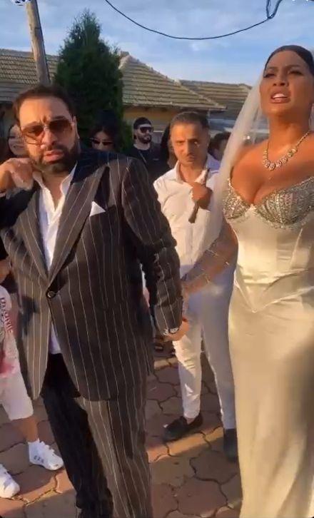 Imagini de la nunta lui Florin Salam cu Roxana Dobre. Petrecerea a avut loc într-un club exclusivist din Mamaia 771394