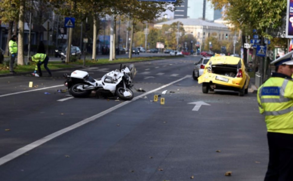 Accident cumplit pe o stradă din Ploieşti. Un motociclist a murit pe loc