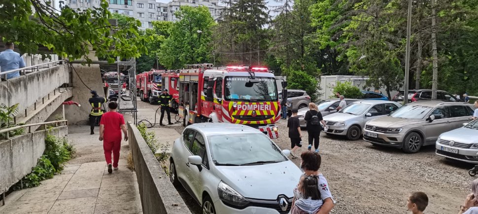 Pompierii au descoperit cauza degajării mari de fum de la Spitalul de Copii din Iași. Eroare umană