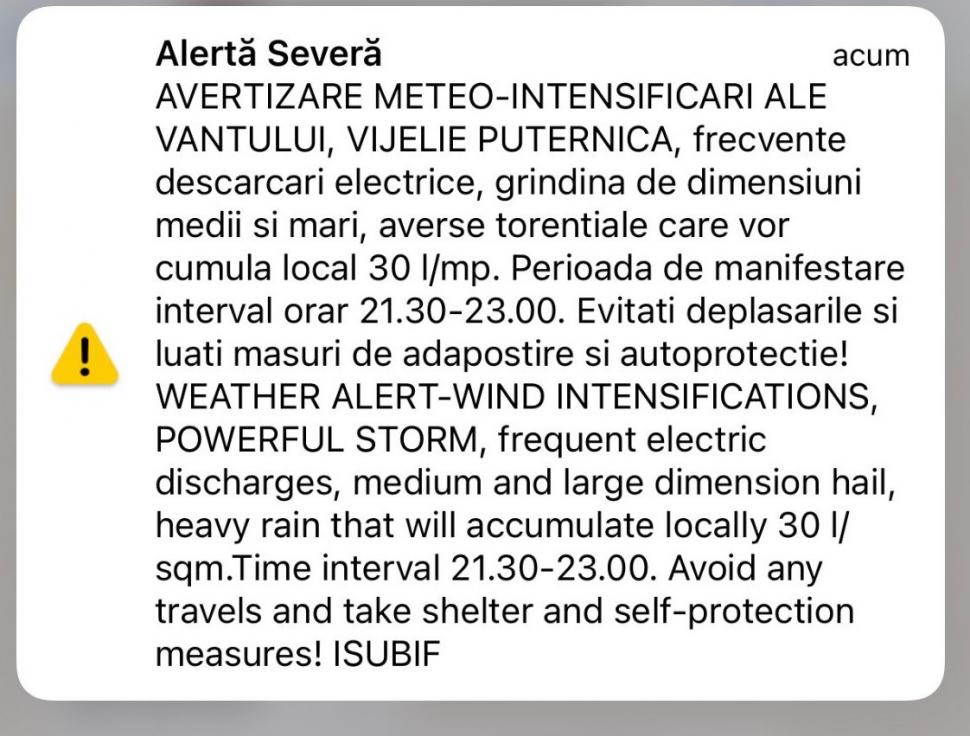 Cod portocaliu de averse și vijelii în Capitală și trei județe. Primele imagini cu potopul din Bucureşti 771957