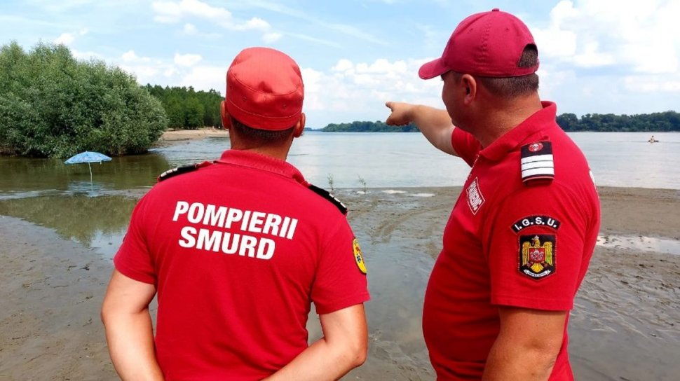 Pompierii din Giurgiu caută un tânăr de 18 ani dispărut în Dunăre. Băiatul se afla la scăldat, cu prietenii