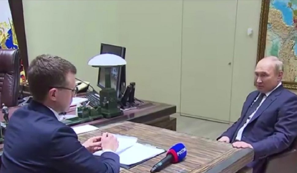 Vladimir Putin vorbește despre România într-un interviu acordat din buncăr
