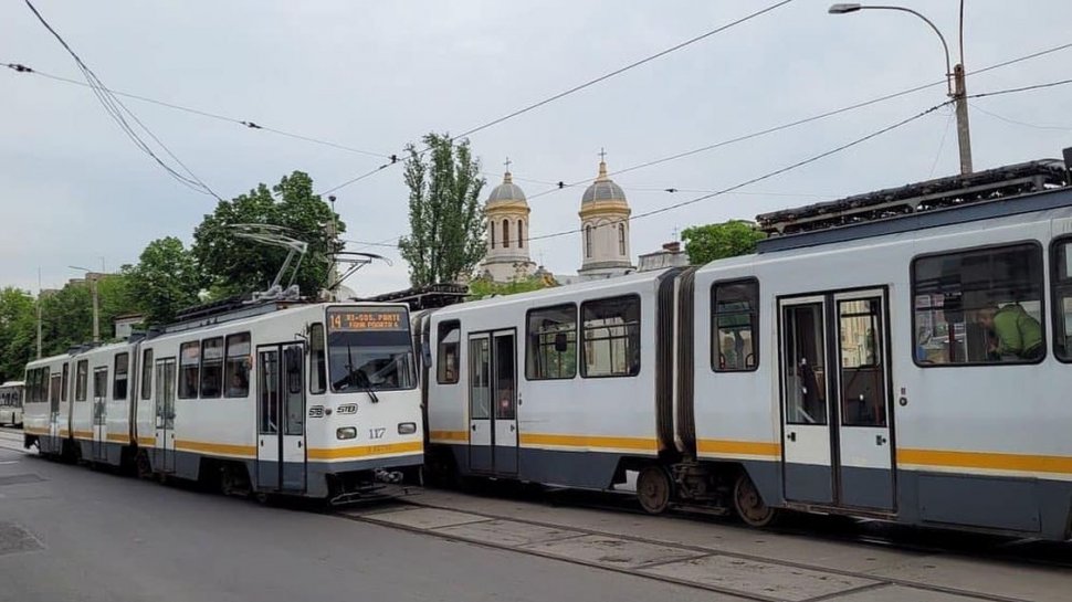 Anunţul primarului Nicuşor Dan despre modernizarea şinelor de tramvai din Capitală