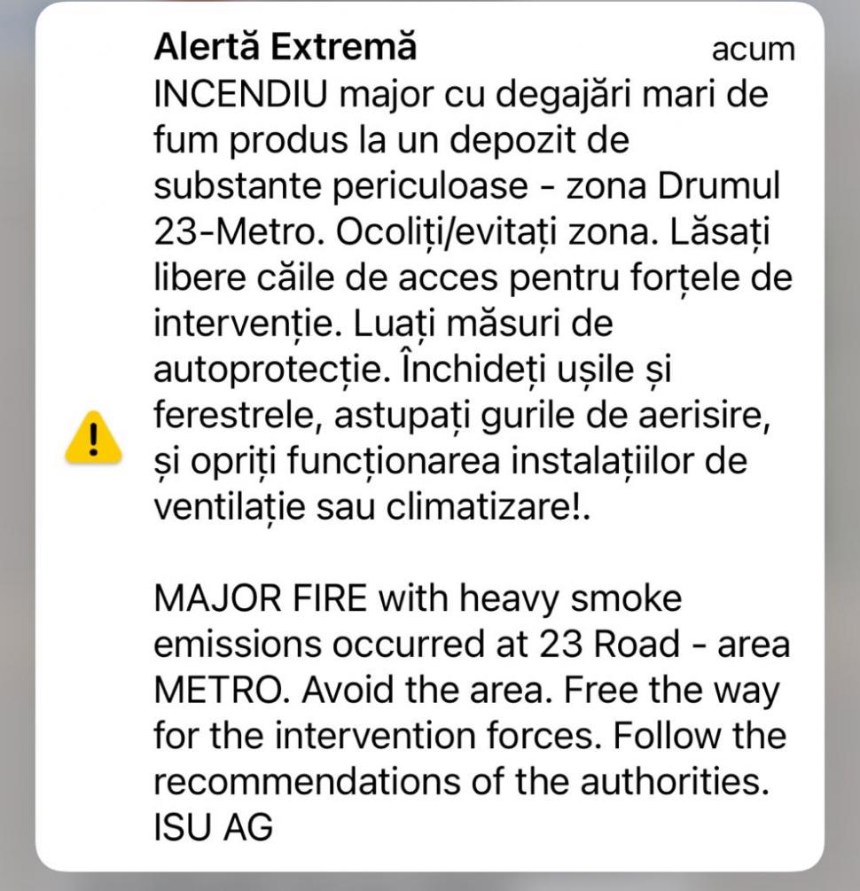 Incendiu puternic la un depozit de butelii din Piteşti. Pompierii intervin să limiteze dezastrul 772688