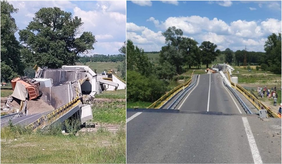 Val de anchete după prăbușirea podului de la Luțca. Două dosare penale deschise | Noi detalii au ieșit la iveală