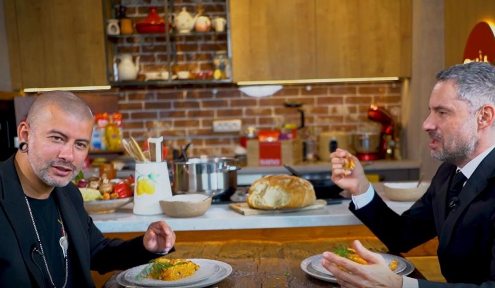 Ștefan Lungu a gătit alături de Vali Bărbulescu, în ediția 5 "Gătit la costum", sezonul 2: "Au fost zile în care nu am avut bani de pâine" 772790