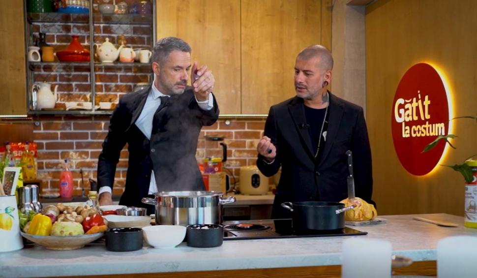 Ștefan Lungu a gătit alături de Vali Bărbulescu, în ediția 5 "Gătit la costum", sezonul 2: "Au fost zile în care nu am avut bani de pâine" 772792