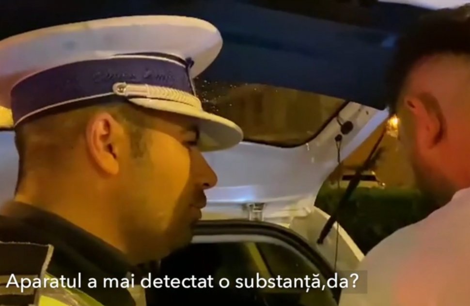 Polițist, către un șofer, la un filtru: "Ați ieșit pozitiv la canabis. Ați zis că ați consumat doar cocaină". Reacția tânărului prins cu minciuna