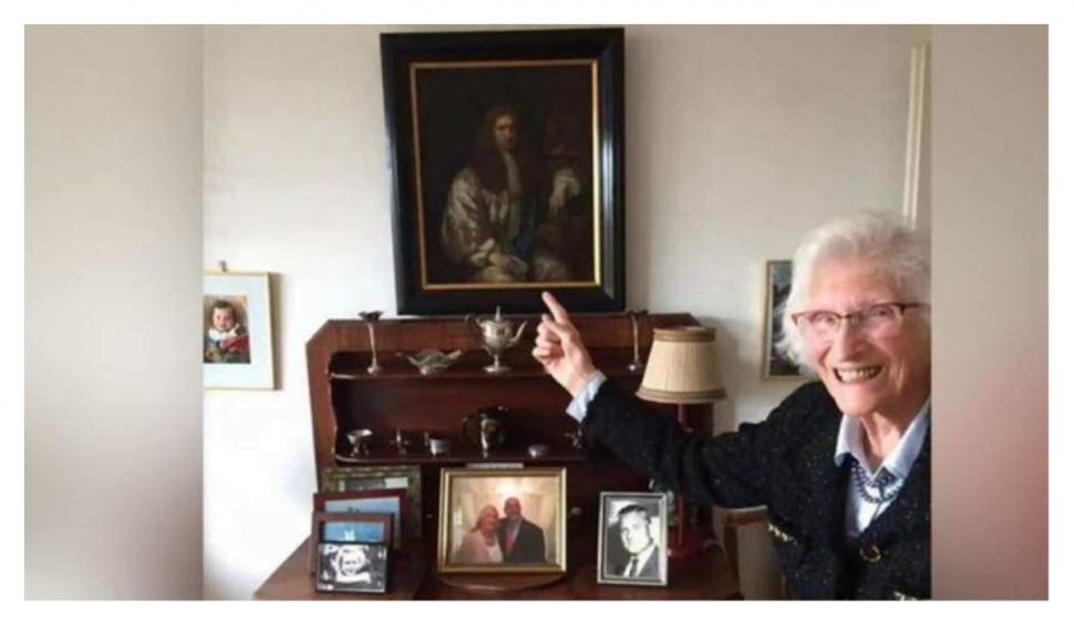O femeie din Olanda de 101 ani a regăsit un tablou furat de la tatăl ei de naziști în 1940