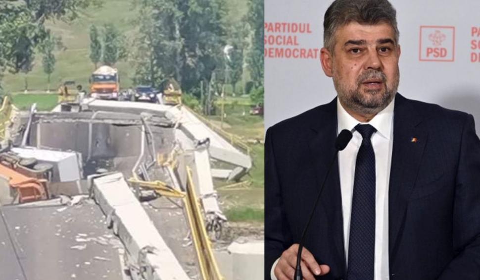Marcel Ciolacu, după prăbușirea podului din Luţca: "Cred că Ionel Arsene are maturitatea politică să se autosuspende din funcţia de preşedinte al PSD Neamţ"