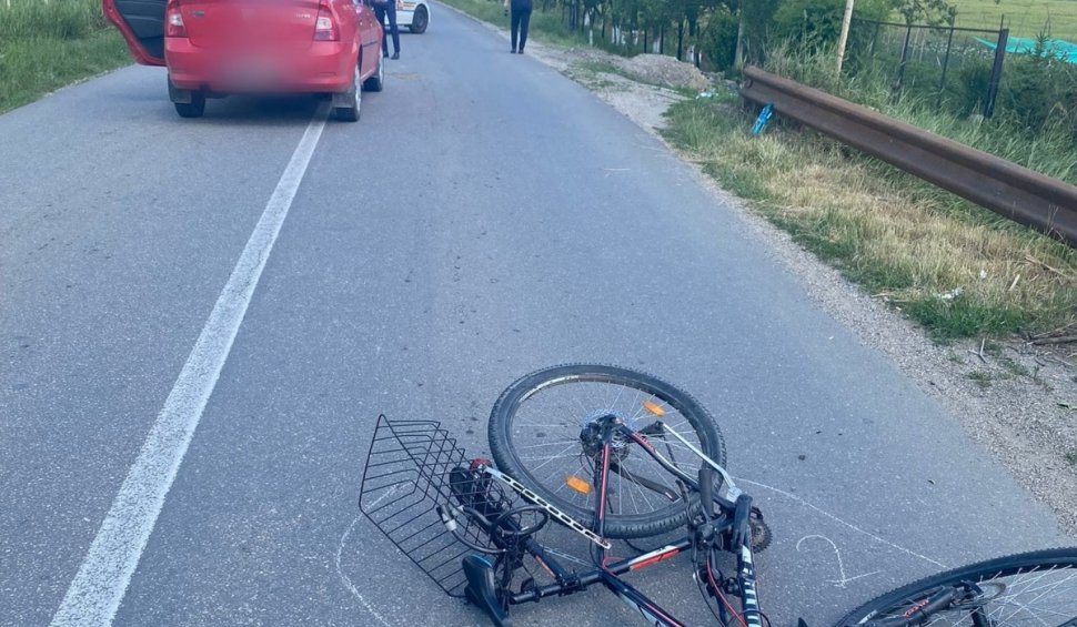 Copil de 14 ani, aflat pe bicicletă, accidentat mortal de o mașină, în Cluj