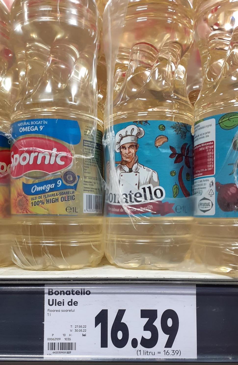 Nu e eroare! Cât a ajuns să coste un litru de ulei într-un mare lanţ de magazine din România. Reacţia Kaufland 774186