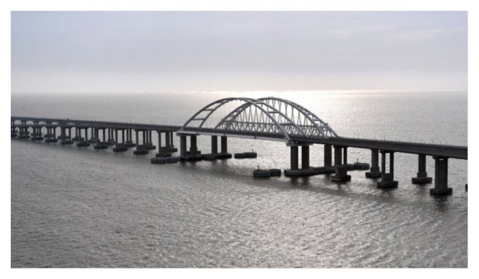 Ucraina amenință că va distruge podul care face legătură cu Crimeea | Serviciile secrete au documentația tehnică detaliată a acestuia