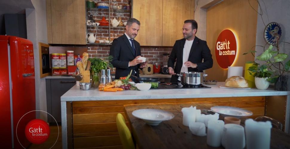 Ștefan Lungu a gătit alături de Mihai Morar, în ediția 6 "Gătit la costum", sezonul 2: "E o supradoză de miros de copilărie, gustul de la mama" 773335