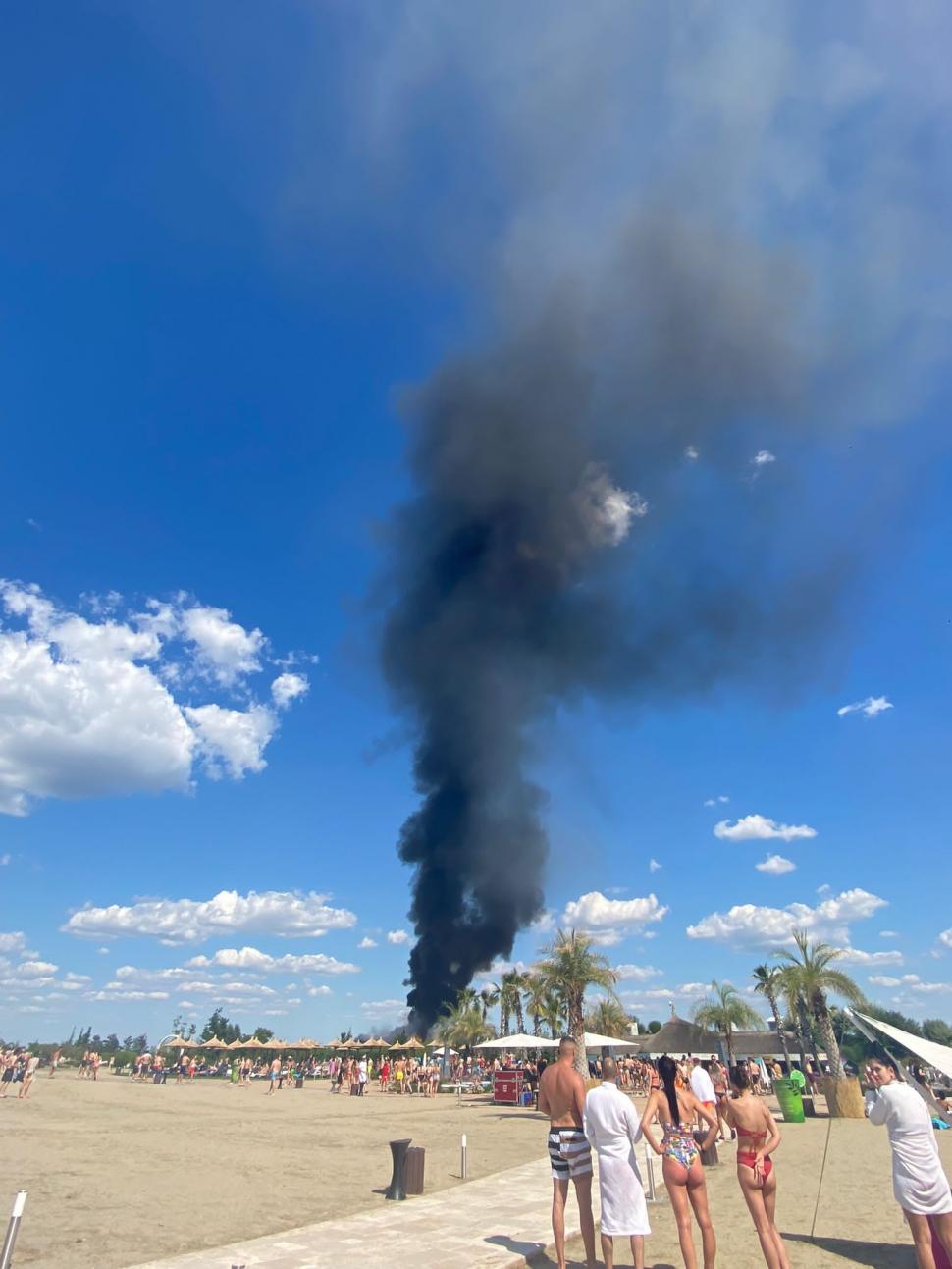 Incendiu la un cunoscut centru termal de recreere din Balotești, lângă Capitală 774616