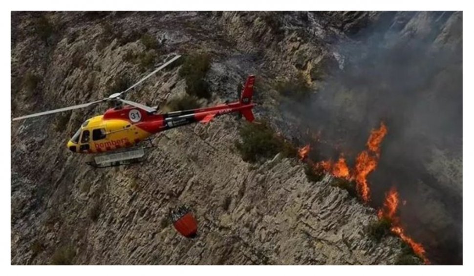 Vreme extremă în Spania: țara se luptă cu incendii de vegetație din cauza caniculei